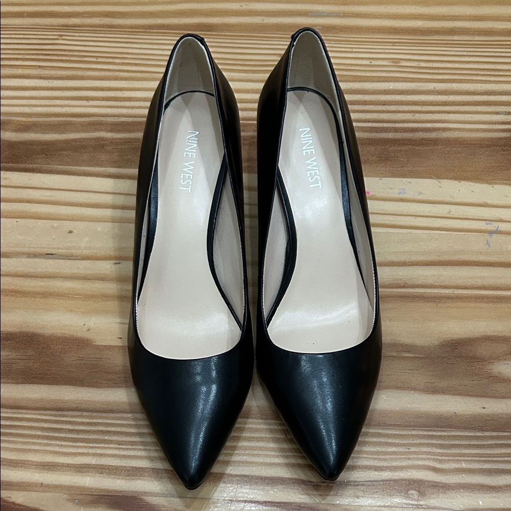 Nine West Classic Black Heels (Kiera) - Size 9.5
